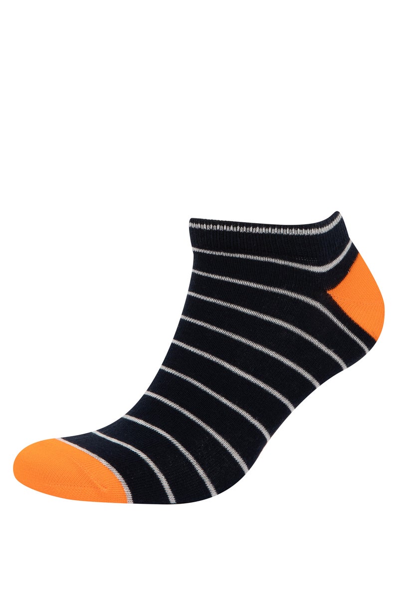DeFacto Multicolour Man Boy 5 Piece Cotton Ankle Socks Casual - Image 5